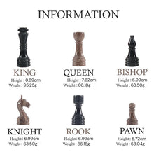 Load image into Gallery viewer, 38cm Chess Set With Storage Box - Black & Oceanic