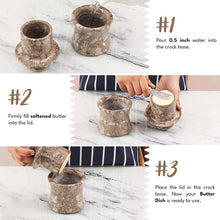 Load image into Gallery viewer, Marble Butter Keeper Bell