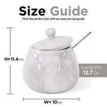 Load image into Gallery viewer, Marble Single Salt Cellar Bell Design