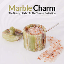 Load image into Gallery viewer, Marble Single Salt Cellar With Spoon