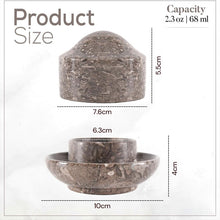 Load image into Gallery viewer, Marble Mini Butter Dish 7.6 cm