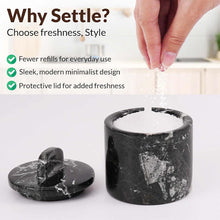 Load image into Gallery viewer, Marble Single Salt Cellar With Spoon