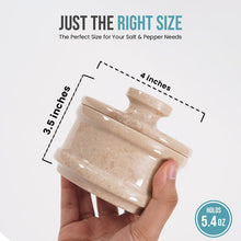 Load image into Gallery viewer, Marble Salt Cellar With Lid & Spoon