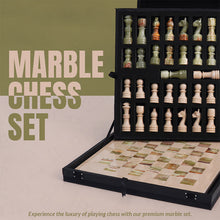 Load image into Gallery viewer, Marble 30cm Chess Set - Verona & Green