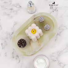 Load image into Gallery viewer, Marble Oval Tray with Stand
