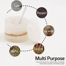 Load image into Gallery viewer, Marble Salt Cellar With Spoon