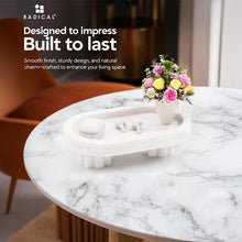 Load image into Gallery viewer, Marble Oval Tray with Stand