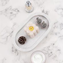Load image into Gallery viewer, Marble Oval Tray with Stand