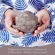 Load image into Gallery viewer, Marble Mini Butter Dish 7.6 cm