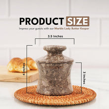 Load image into Gallery viewer, Marble Butter Keeper Bell