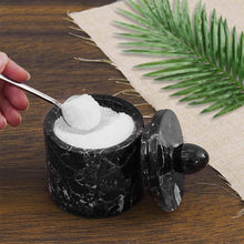 Load image into Gallery viewer, Marble Single Salt Cellar With Spoon