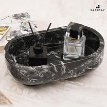Load image into Gallery viewer, Marble Oval Bowl With Stand