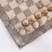 Load image into Gallery viewer, Marble 25cm Chess Set Oceanic & Verona