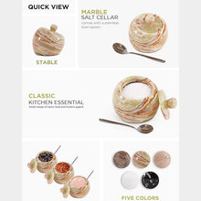 Load image into Gallery viewer, Marble Salt Candy Apple Design - Small