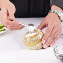 Load image into Gallery viewer, Marble Salt Candy Apple Design - Small