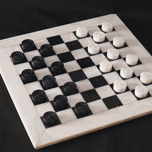 Load image into Gallery viewer, 38cm Checkers Set - White & Black