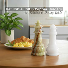 Load image into Gallery viewer, Salt & Pepper - Chess Design Set of 2