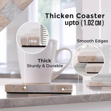 Load image into Gallery viewer, Marble Coasters Set of 4 - Checker Design