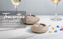 Load image into Gallery viewer, Marble Tea Light Candle Holder Set of 3