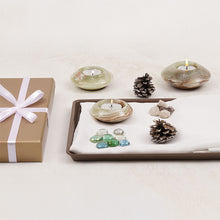 Load image into Gallery viewer, Marble Tea Light Candle Holder Set of 3