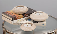 Load image into Gallery viewer, Marble Tea Light Candle Holder Set of 3