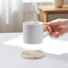 Load image into Gallery viewer, Round Coaster Set With Holder - Set of 8