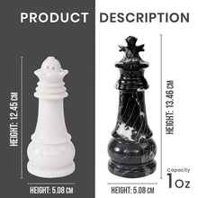 Load image into Gallery viewer, Salt & Pepper - Chess Design Set of 2