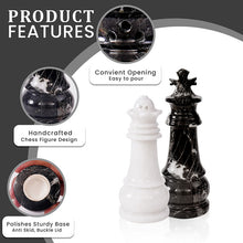 Load image into Gallery viewer, Salt & Pepper - Chess Design Set of 2