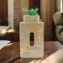 Load image into Gallery viewer, Stepped Geometric Vase