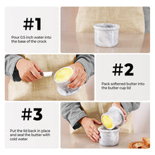 Load image into Gallery viewer, butter dish, butter crock, butter container