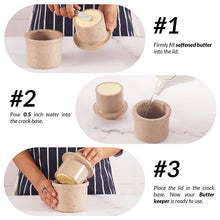 Load image into Gallery viewer, butter dish, butter crock, butter container