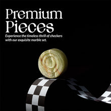 Load image into Gallery viewer, Checkers Figures - White & Green