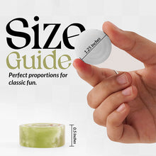 Load image into Gallery viewer, Checkers Figures - White & Green