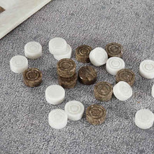 Load image into Gallery viewer, Checkers Pieces - Oceanic & White