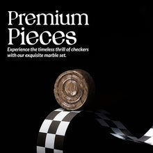 Load image into Gallery viewer, Checkers Pieces - Oceanic & White