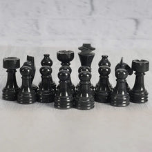 Load image into Gallery viewer, Chess Figures - Black & Marinara