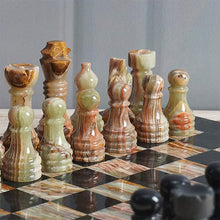 Load image into Gallery viewer, Chess Figures - Black & Green
