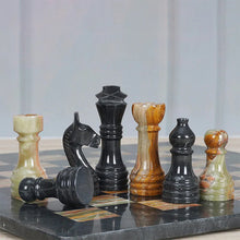Load image into Gallery viewer, Chess Figures - Black & Green