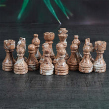 Load image into Gallery viewer, Chess Figures - White & Marinara