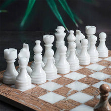 Load image into Gallery viewer, Chess Figures - White & Marinara