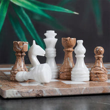 Load image into Gallery viewer, Chess Figures - White & Marinara