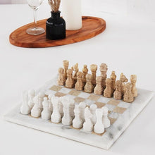 Load image into Gallery viewer, chess, chess set, marble chess set, chess board