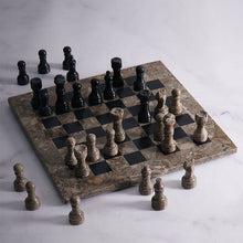 Load image into Gallery viewer, chess, chess set, marble chess set, chess board