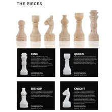 Load image into Gallery viewer, chess, chess set, marble chess set, chess board