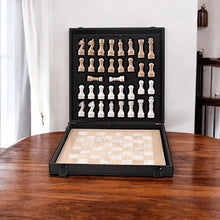 Load image into Gallery viewer, Marble 30cm Chess Set Verona & White