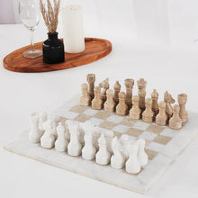 Load image into Gallery viewer, chess, chess set, marble chess set, chess board