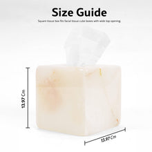 Load image into Gallery viewer, Marble Tissue Box Holder - Square