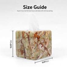 Load image into Gallery viewer, Marble Tissue Box Holder - Square