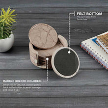 Load image into Gallery viewer, coasters-set-with-elegant-holder-2