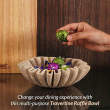 Load image into Gallery viewer, fruit bowl, fruit holder, ruffle bowl